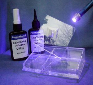 UV-curable adhesives