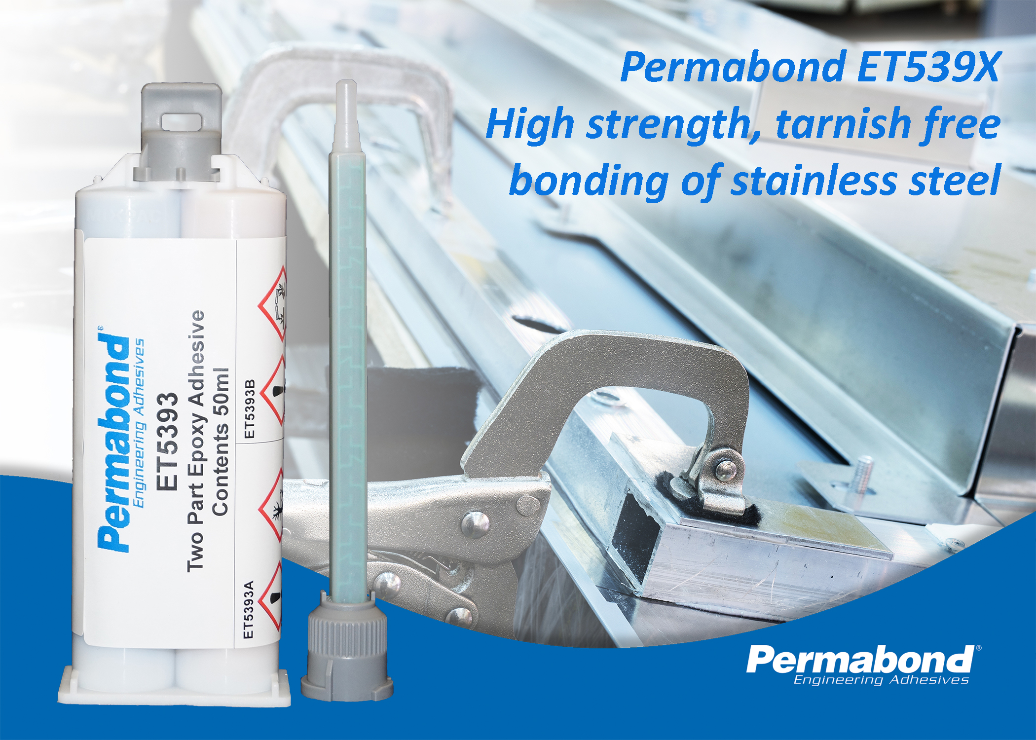 Glue for sales stainless steel